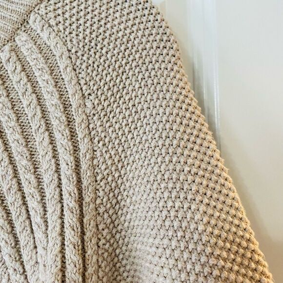 NWOT Max Studio 100% cotton oatmeal sweater. Sz: L - Picture 8 of 10